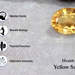 Alternative view of Natural and certified top quality yellow sapphire (pukhraj) panchdhatu adjustable ring