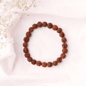 Alternative view of Natural top quality rudraksha beads bracelet