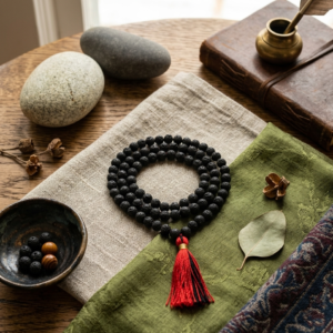 Natural and quality beads lava 108 daana mala