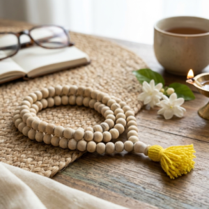 Natural beads tulsi 108 daana jaap mala