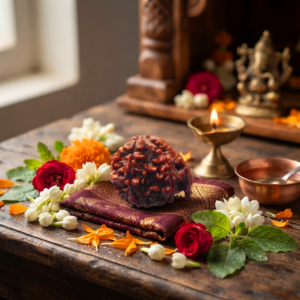 Alternative view of Natural Ganesh Rudraksha Seed