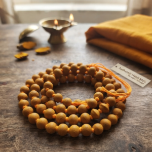 Natural and good quality haldi beads jaap mala