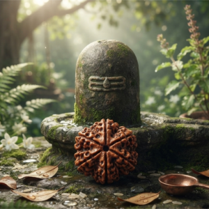 Alternative view of Natural and certified good quality 6 mukhi rudraksha