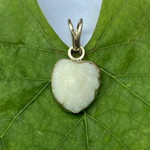 Natural and good quality machh mani the Rahu & Ketu Shield Charm silver plated pendent