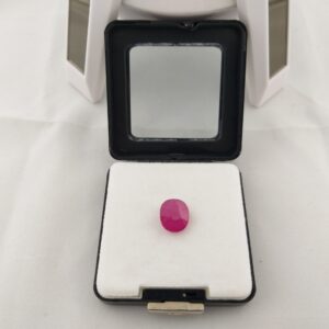 Natural and certified & good quality 5.25 to 7.25 ratti ruby oval stone